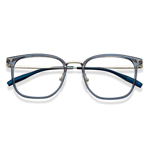 Lenskart Silver Full Rim Square left side
