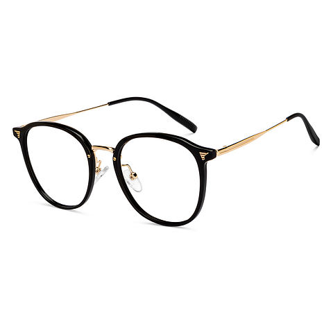 Lenskart Black Full Rim Round left side