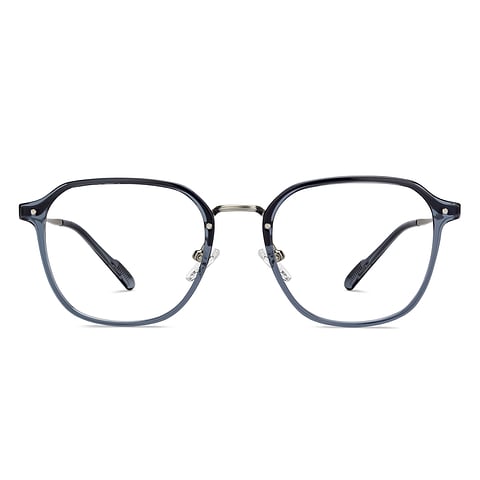 Lenskart Silver Full Rim Geometric right side