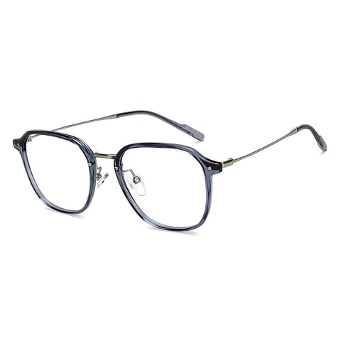 Lenskart Silver Full Rim Geometric right side