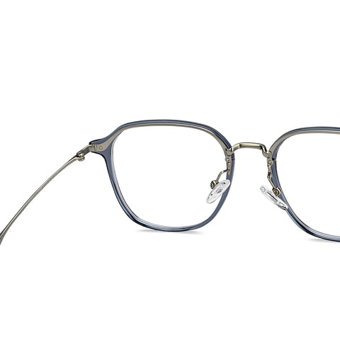 Lenskart Silver Full Rim Geometric right side