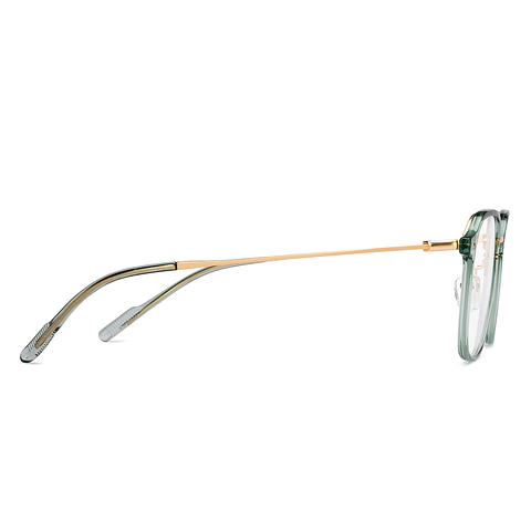 Lenskart Gold Full Rim Hexagonal left side