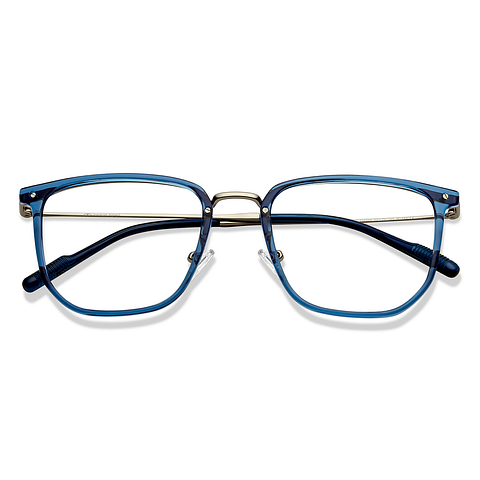 Lenskart Silver Full Rim Square left side