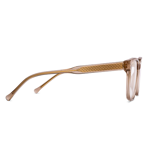 Lenskart Light Brown Full Rim Square left side
