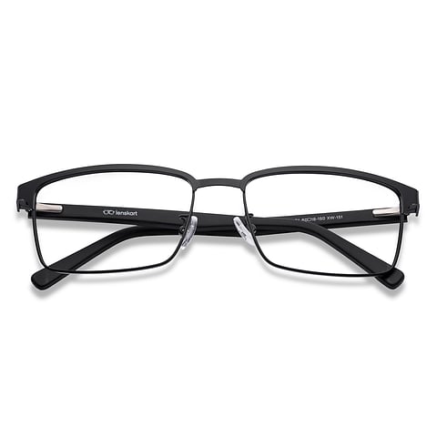Lenskart Black Full Rim Square left side