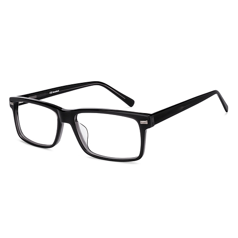 Lenskart Gray Transparent Full Rim Square left side