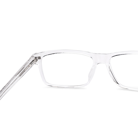 Lenskart Crystal Transparent Full Rim Square right side