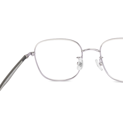 Lenskart Gunmetal Full Rim Square right side