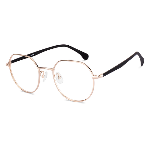 Lenskart Gold Full Rim Round right side