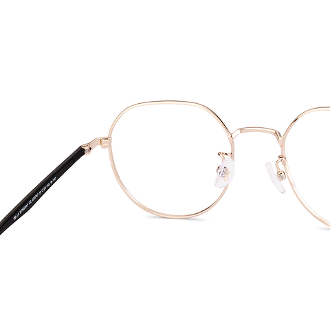 Lenskart Gold Full Rim Round right side
