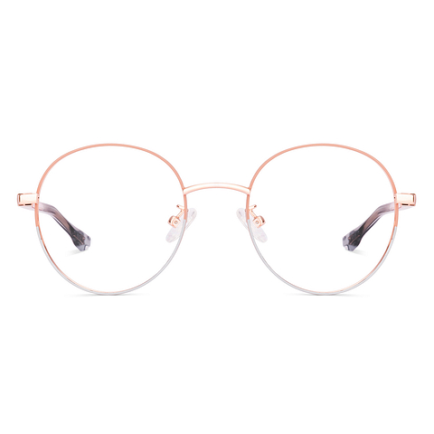 Lenskart Rose Gold Full Rim Round right side