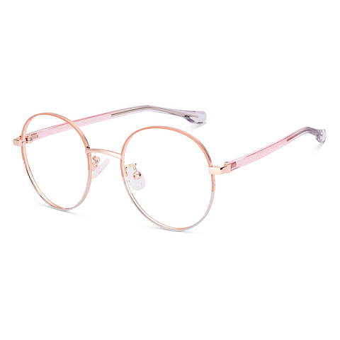 Lenskart Rose Gold Full Rim Round right side