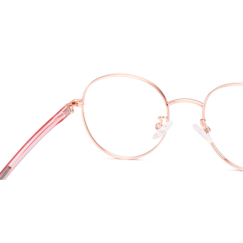 Lenskart Rose Gold Full Rim Round right side