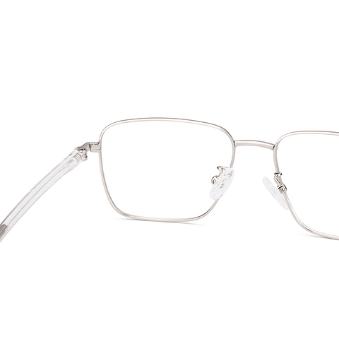 Lenskart Silver Full Rim Square right side