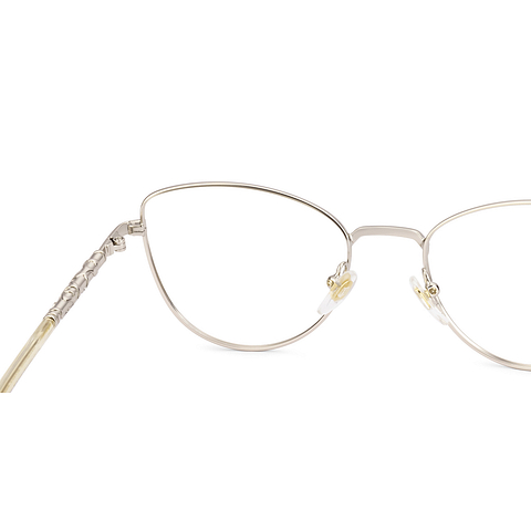 Lenskart Silver Full Rim Cat Eye right side