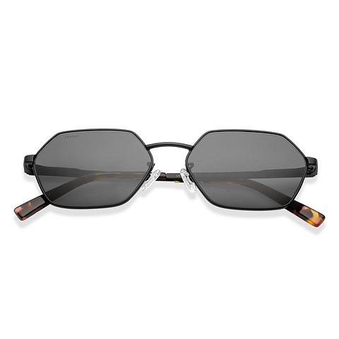 Lenskart Black Full Rim Geometric left side