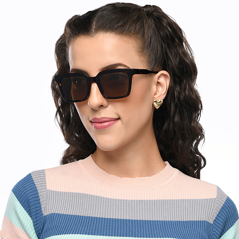 Lenskart Tortoise Full Rim Square left side
