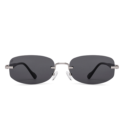 Lenskart Silver Rimless Rectangle right side
