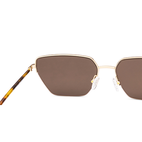 Lenskart Gold Full Rim Geometric right side