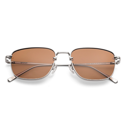 Lenskart Silver Full Rim Square left side