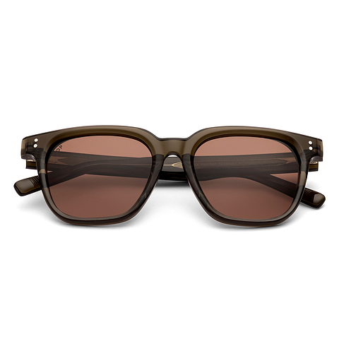 Lenskart Green Transparent Full Rim Square left side