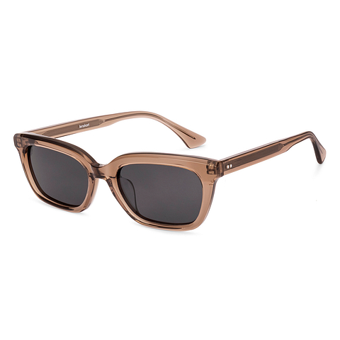 Lenskart Brown Transparent Full Rim Square left side