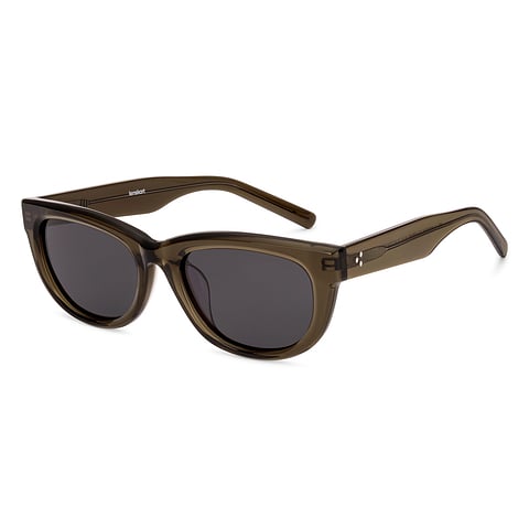 Lenskart Green Transparent Full Rim Oval left side