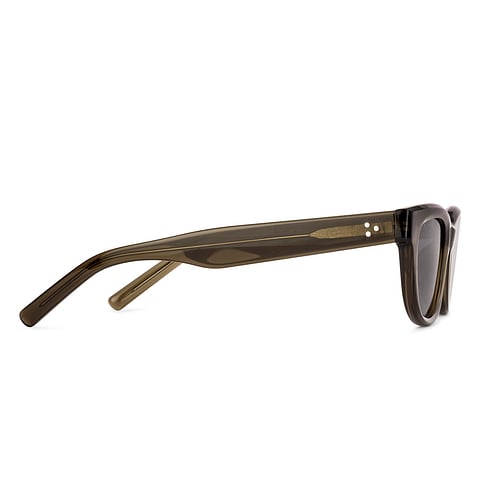 Lenskart Green Transparent Full Rim Oval left side