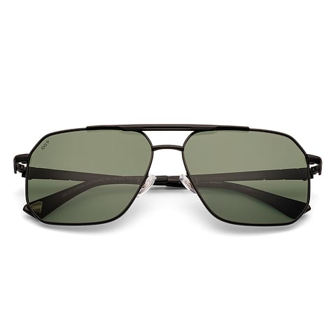 Lenskart Black Full Rim Geometric left side