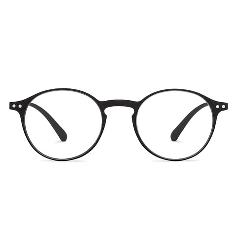 Lenskart READERS Black Black Full Rim Round Lenskart READERS LR E14648 Only for 1 5 Prefitted Powers left side