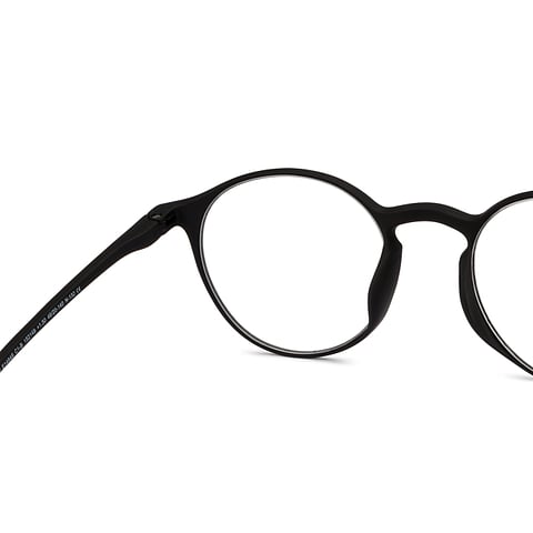 Lenskart READERS Black Black Full Rim Round Lenskart READERS LR E14648 Only for 1 5 Prefitted Powers right side