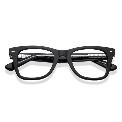 Lenskart Studio Online Black Full Rim Square left side Lenskart Studio Online Black Full Rim Square left side