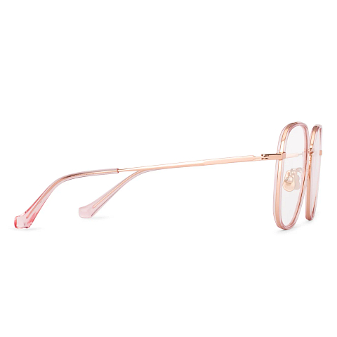 Lenskart Rose Gold Full Rim Square left side
