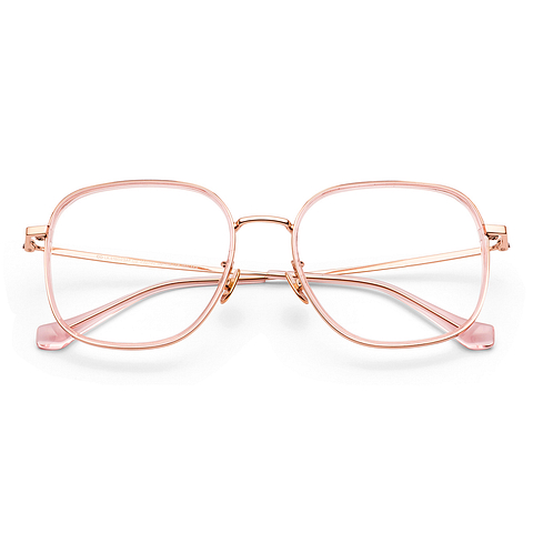 Lenskart Rose Gold Full Rim Square left side