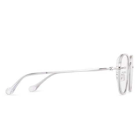 Lenskart Silver Full Rim Square left side