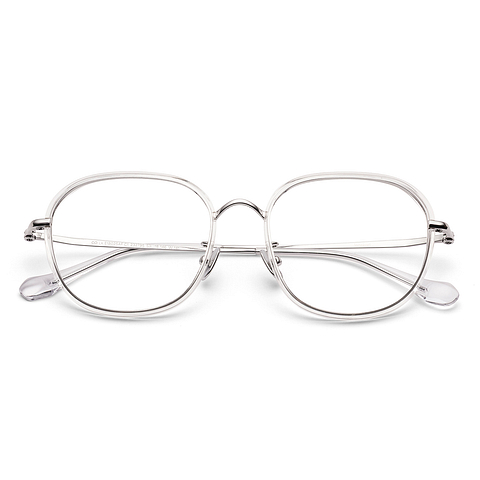 Lenskart Silver Full Rim Square left side