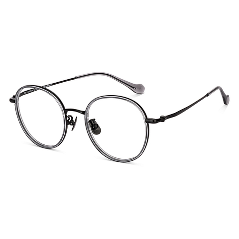 Lenskart Gray Full Rim Round right side