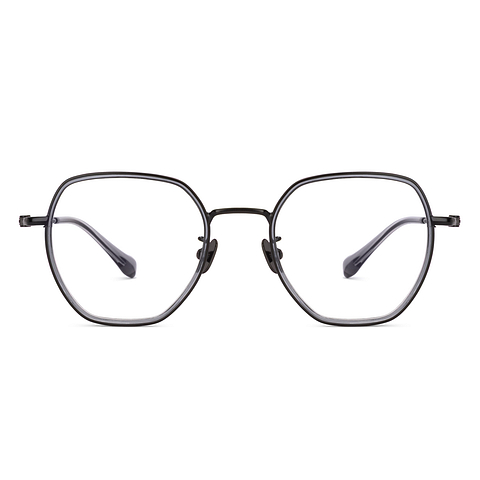 Lenskart Gray Full Rim Geometric right side