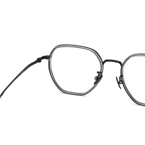 Lenskart Gray Full Rim Geometric right side