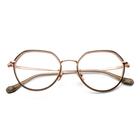 Lenskart Brown Full Rim Round left side