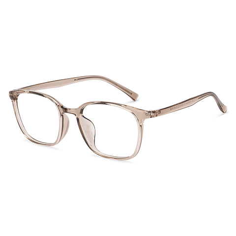 Lenskart Air Light Brown Full Rim Square left side