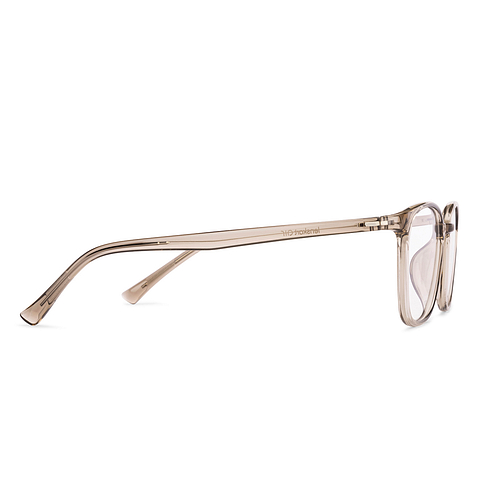 Lenskart Air Light Brown Full Rim Square left side