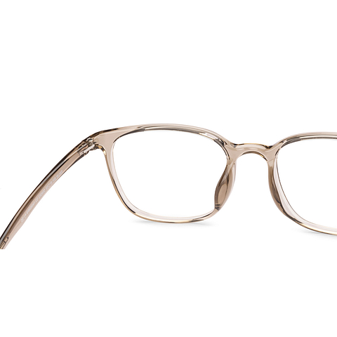 Lenskart Air Light Brown Full Rim Square right side