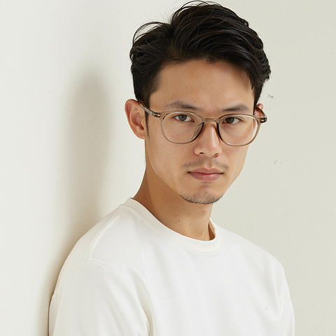 Lenskart Air Light Brown Full Rim Square right side