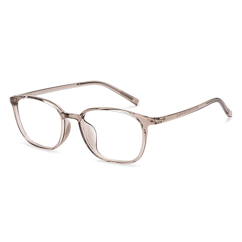 Lenskart Air Light Brown Full Rim Square left side