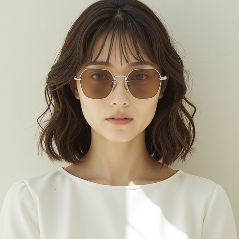 Lenskart Silver Full Rim Square left side