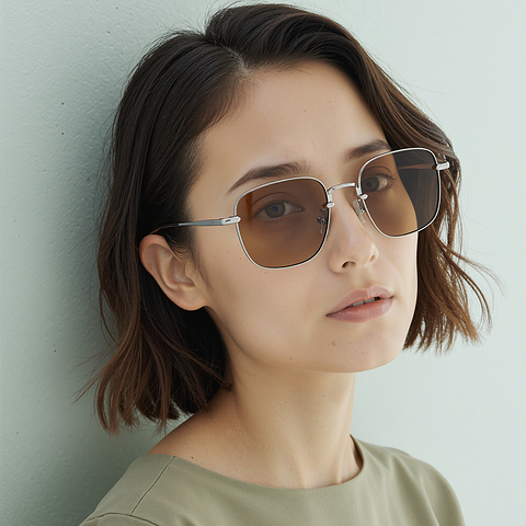 Lenskart Silver Full Rim Square right side
