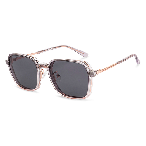 Lenskart Air Rose Gold Full Rim Geometric right side