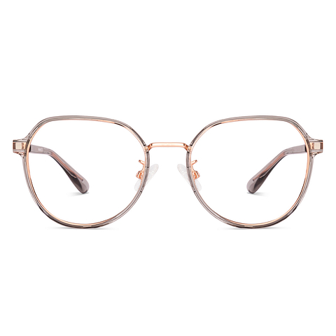 Lenskart Air Rose Gold Full Rim Round right side