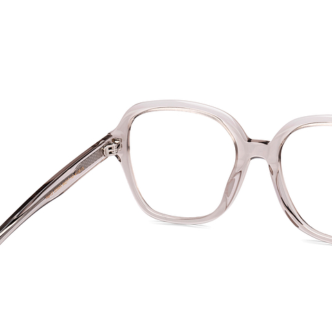 Le Petit Lunetier Light Gray Full Rim Square right side Le Petit Lunetier Light Gray Full Rim Square right side
